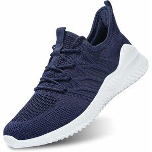 👑Men's Sneaker Dark Blue Walking Classic Sports Athletic Running Casual   Shoes